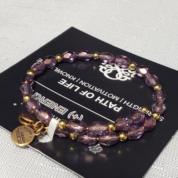 Alex &Ani NWT Vintage 66 Violet Glitz Path… - Picture 5 of 8